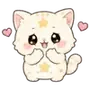 Эмодзи Cute cat funny daily