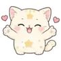 Эмодзи Cute cat funny daily