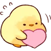 Эмодзи Cutie Chicken
