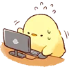 Эмодзи Cutie Chicken