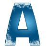 Зимний шрифт