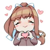 Эмодзи Doki Doki Literature Club
