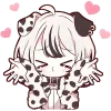 Эмодзи Далматинская тян