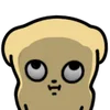 Эмодзи Derpy Pup