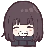 Эмодзи Menhera-chan. Emoji