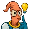 Эмодзи Earthworm Jim