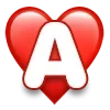 heart font
