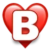 Эмодзи heart font