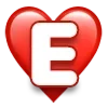 Эмодзи heart font