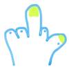 Эмодзи Finger Doodles
