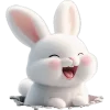 Эмодзи Пушистый кролик