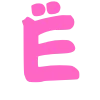Эмодзи Малиновый шрифт