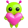 Эмодзи Green Pink