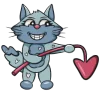 Эмодзи Happy cat