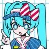 Эмодзи Hatsune Miku and Kasane Teto