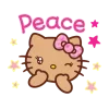 Эмодзи Gyaru Hello Kitty