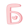 Эмодзи Girly vibe Font