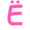 Эмодзи Малиновый шрифт