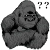 Эмодзи Просто Горилла