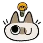 Эмодзи 𝗞𝗮𝘄𝗮𝗶𝗶 𝗦𝗶𝗮𝗺𝗲𝘀𝗲 𝗖𝗮𝘁