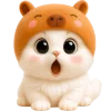 Эмодзи Котик-капибара