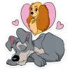 Эмодзи Lady and the Tramp