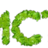 Эмодзи Лиственный шрифт