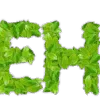 Эмодзи Лиственный шрифт