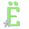 Эмодзи Летний шрифт