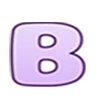 Эмодзи Фиолетовый шрифт