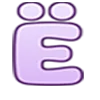 Эмодзи Фиолетовый шрифт