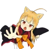 Эмодзи Лисичка тян