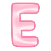 Эмодзи Розовый шрифт