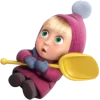 Эмодзи Маша и Медведь