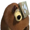 Эмодзи Маша и Медведь