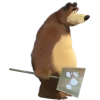 Эмодзи Маша и Медведь