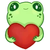 Эмодзи Frogs