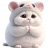 Эмодзи Meow Rat so cute