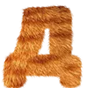 Эмодзи Меховой шрифт