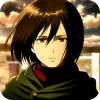 Эмодзи Mikasa Ackerman