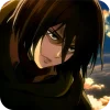 Эмодзи Mikasa Ackerman