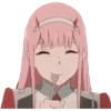 Эмодзи Darling in the Franxx