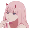 Эмодзи Darling in the Franxx