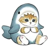 Эмодзи Котики mofu_sand