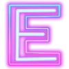 Эмодзи Neon ABC