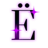 Эмодзи Neon Abyss font