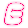 Эмодзи Neon font | Неоновый шрифт