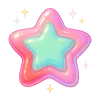 Эмодзи Neon Glossy