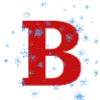 Эмодзи Новогодний шрифт