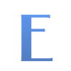 Эмодзи Синий шрифт